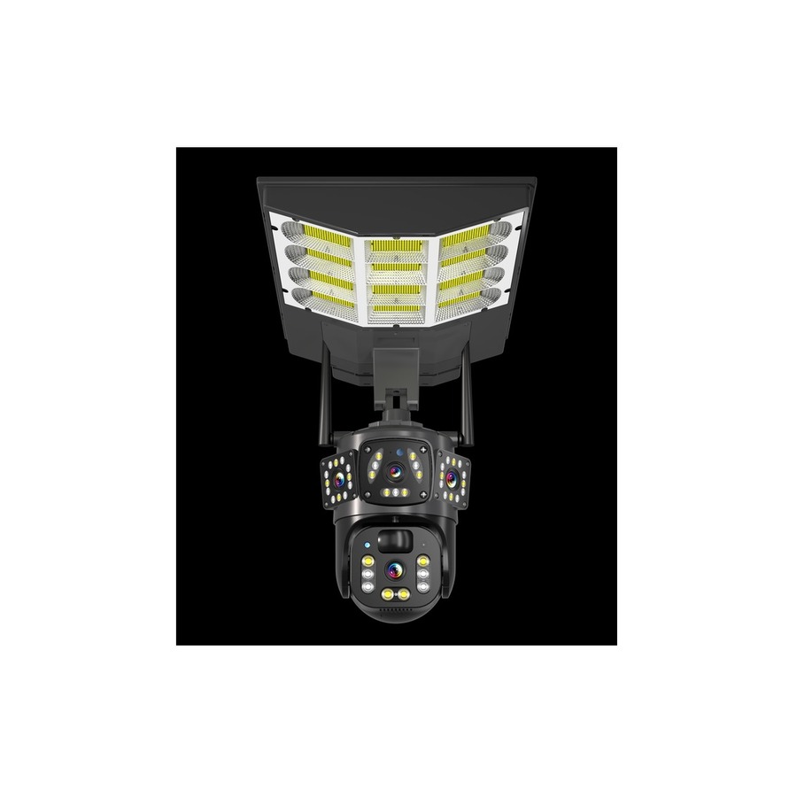 Installer solar street light camera